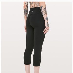 Lululemon wunder under crop luon BNWT
